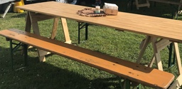 [H-WVT] Table - Vintage Pine 2.4m